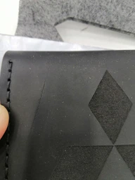 Портмоне - Обкладинка для автодокументів Anchor Stuff Mitsubishi (4 віконця для прав, ID паспорта, пропуску) - Чорний (nas150401-8) фото від покупців 2