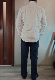 Рубашка хлопковая мужская Colin's CL1041350WHT XS White фото от покупателей 8