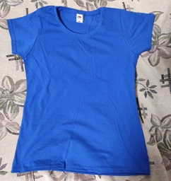 Футболка бавовняна жіноча Fruit of the loom Valueweight Ladies 0613720РЕ M Фиолетовая (5000000005505) фото від покупців 2