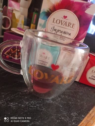 Подарунковий набір чаю Lovare в пірамідках Impression tea box з фірмовою чашкою (4820198877231) фото від покупців 7