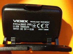 Ліхтарик налобний світлодіодний VIDEX VLF-H035C 410Lm 5000K фото від покупців 19