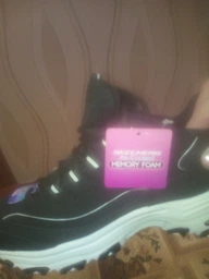 Жіночі кросівки Skechers D`Lites Freeze Talk Black/White 36 Білий 66666125-BLK фото від покупців 17