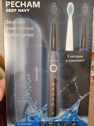 Набор электрических зубных щеток PECHAM Black and White Travel Set PC-084 (5630-43233)