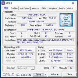 Процесор Intel Core i7-8700K 3.7GHz/8GT/s/12MB (BX80684I78700K) s1151 BOX