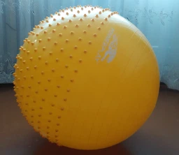 М'яч для фітнесу (фітбол) напівмасажний PowerPlay 4003 Ø65 cm Gymball Синій + помпа (PP_4003_65_Blue)