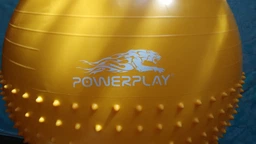 М'яч для фітнесу (фітбол) напівмасажний PowerPlay 4003 Ø65 cm Gymball Синій + помпа (PP_4003_65_Blue) фото від покупців 1