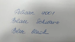 Чернила Pelikan 4001 Blue-Black в стеклянном флаконе 30 мл Сине-черные (301028)