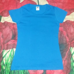 Футболка бавовняна жіноча Fruit of the loom Valueweight Ladies 0613720РЕ M Фиолетовая (5000000005505) фото від покупців 12