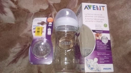 Бутылочка для кормления Philips AVENT Natural стеклянная 240 мл (SCF673/17) фото от покупателей 2