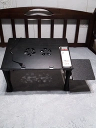 Столик для ноутбука UFT Light Fan Silver с вентилятором фото от покупателей 1