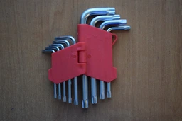 Набір зірочок Г-подібних ключів TORX (Intertool) (CR-V, T10-T50, 55HRC) HT-0607