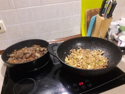 Сковорода WOK Vinzer Premium Granite Induction Line с крышкой 32 см (89456)