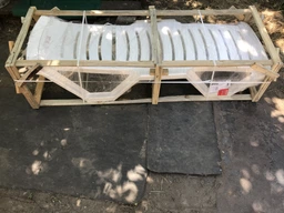 Шезлонг Irak Plastik Capissi 187х63х43 см Белый (4644kmd) фото от покупателей 19