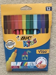 Фломастери Bic Kids Visa 880 12 кольорів (bc888695) фото від покупців 5