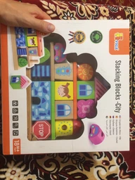 Набор кубиков Viga Toys "Город" (50043) (6934510500436)
