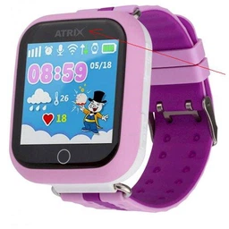 Смарт-годинник Atrix iQ100 Touch Black фото от покупателей 1