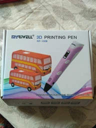 3D-ручка MyRiwell 2 Фиолетовая с Эко Пластиком 9 метров и Трафаретами (RP-100B_F9) фото от покупателей 5