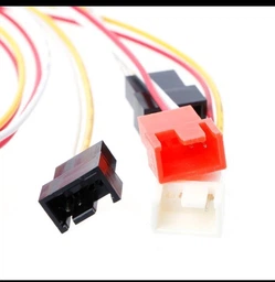 Кабель живлення внутрішній Goobay MoleX-FanPower 3p M/M x4 (2x5V+2x12V) 0.15m D=8x2.0mm(75.09.3632) фото від покупців 1