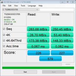 Накопичувач SSD 256GB Transcend SSD370 Premium 2.5" SATAIII MLC (TS256GSSD370S)