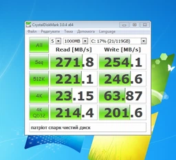 Накопитель SSD 128GB Patriot Spark 2.5" SATAIII TLC (PSK128GS25SSDR) фото от покупателей 15
