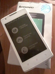 Мобильный телефон Lenovo A1000 White фото от покупателей 4