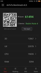 Мобильный телефон Xiaomi Redmi Note 4 3/32GB Snapdragon Black (Международная версия) фото от покупателей 3
