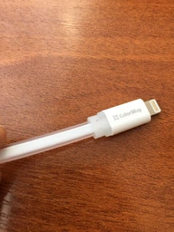 Кабель ColorWay USB – Lightning 0.25 м White (CW-CBUM-LM25W) фото от покупателей 10