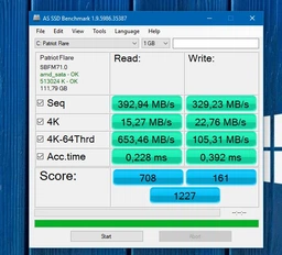 Накопитель SSD 60GB Patriot Flare 2.5" SATAIII MLC (PFL60GS25SSDR) фото от покупателей 10
