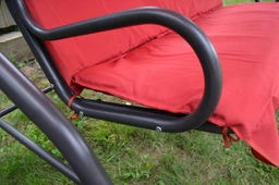 Качели садовые для дачи металлические с навесом Ranger Relax Красный (7714) фото от покупателей 2
