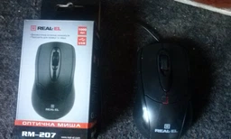 Мышка REAL-EL RM-207 USB черная фото от покупателей 7