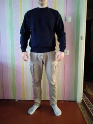 Свитшот утепленный мужской Fruit of the loom Set-in Sweat 062202038 L Темно-зеленый фото от покупателей 2