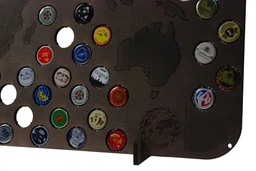 Копилка для пивных крышек - карта мира CAPSBOARD WORLD CHOCOLATE (645001)