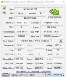 Видеокарта Gigabyte PCI-Ex GeForce GT 730 1024MB GDDR5 (64bit) (1006/5000) (DVI, HDMI, D-Sub) (GV-N730D5OC-1GI) фото от покупателей 7