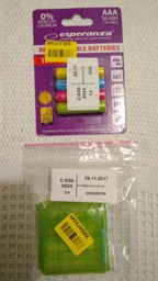Акумулятор Esperanza AAA 1000mAh Ni-MH * 4 mix of colors (EZA107) фото від покупців 4