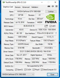 Відеокарта ASUS ROG STRIX-GTX1060-6G-GAMING фото от покупателей 1