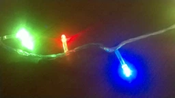 Гирлянда с прозрачным проводом 100LED 9 м Мультицветная