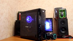 Корпус Gamemax StarLight W-Blue