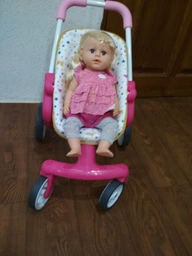 Коляска Smoby Baby Nurse для прогулок с поворотными колесами (251223) фото от покупателей 14
