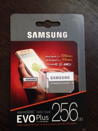 Карта памяти Samsung microSDXC 256GB EVO Plus UHS-I (MB-MC256GA/RU) фото от покупателей 5