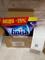 Таблетки для посудомийних машин FINISH Quantum 60 шт. (5997321733463) фото від покупців 2