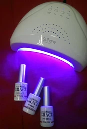 Каучуковая основа, база для гель-лака Грейс Grace Rubber Base Gel 10 мл прозрачная фото от покупателей 16