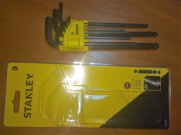 Набір ключів шестигранних Stanley з кульковим закінченням (0-69-256) фото від покупців 3