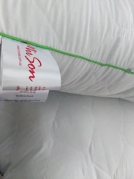 Подушка бамбуковая MirSon Eco Aloe Vera 0425 Средняя 50x70 см (2200000393319) фото от покупателей 4