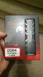 Оперативная память HyperX DDR4-3200 16384MB PC4-25600 (Kit of 2x8192) Predator RGB (HX432C16PB3AK2/16)