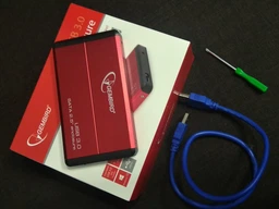 Зовнішній карман Gembird для HDD 2.5" USB 3.0 (EE2-U3S-2-R) фото від покупців 6