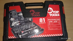 Набір інструментів Top Tools 1/4", 1/2", 81 од. (38D510)