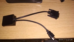 Конвертер видеосигнала DVI-D (24+1) M - VGA 15 pin F HDTV 1080p черный