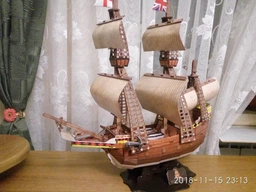 3D пазл CubicFun Корабль Мейфлауэр (T4009h)