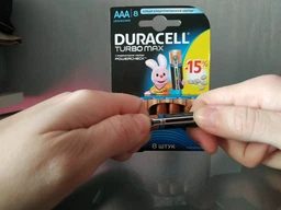 Батарейки Duracell AAA (LR03) MX2400 Turbo 8 шт (81417105) фото от покупателей 1