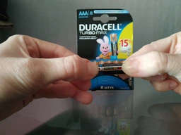 Батарейки Duracell AAA (LR03) MX2400 Turbo 8 шт (81417105)